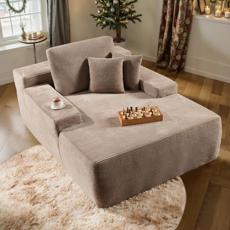 Luxury Oversized Chaise Lounge Chair