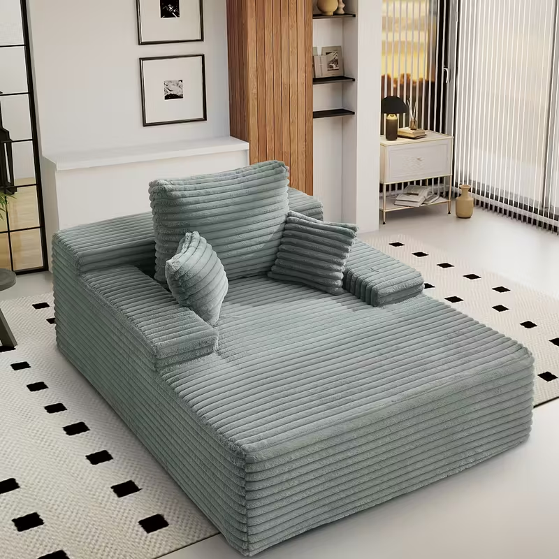 Luxury Oversized Chaise Lounge Chair