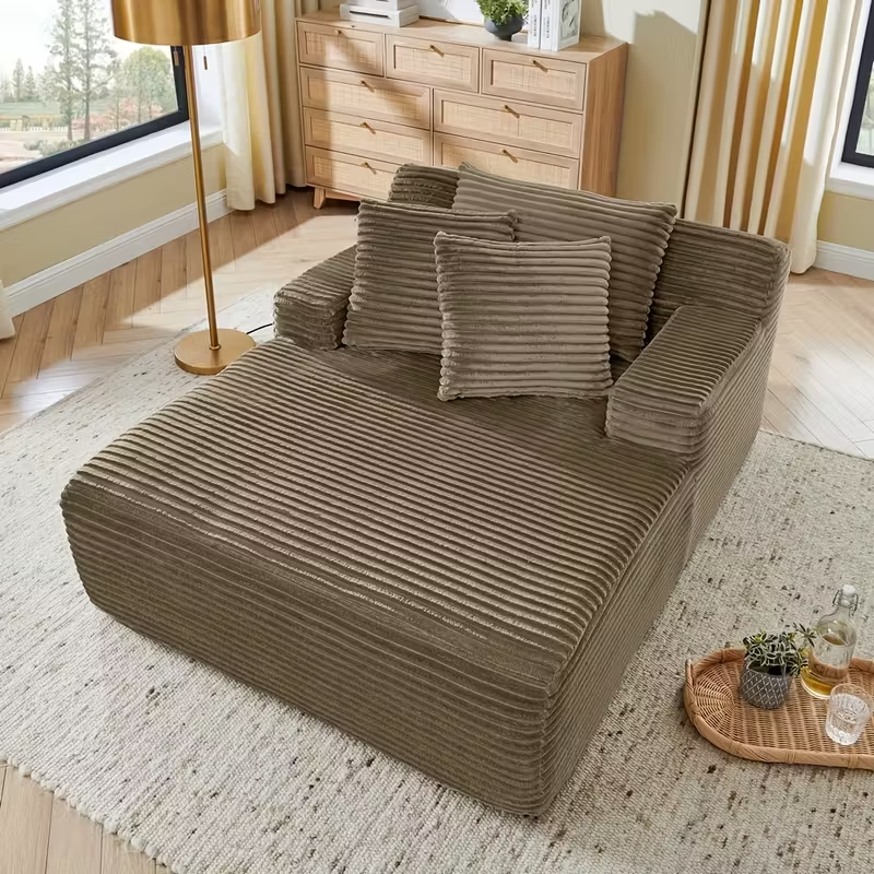 Luxury Oversized Chaise Lounge Chair