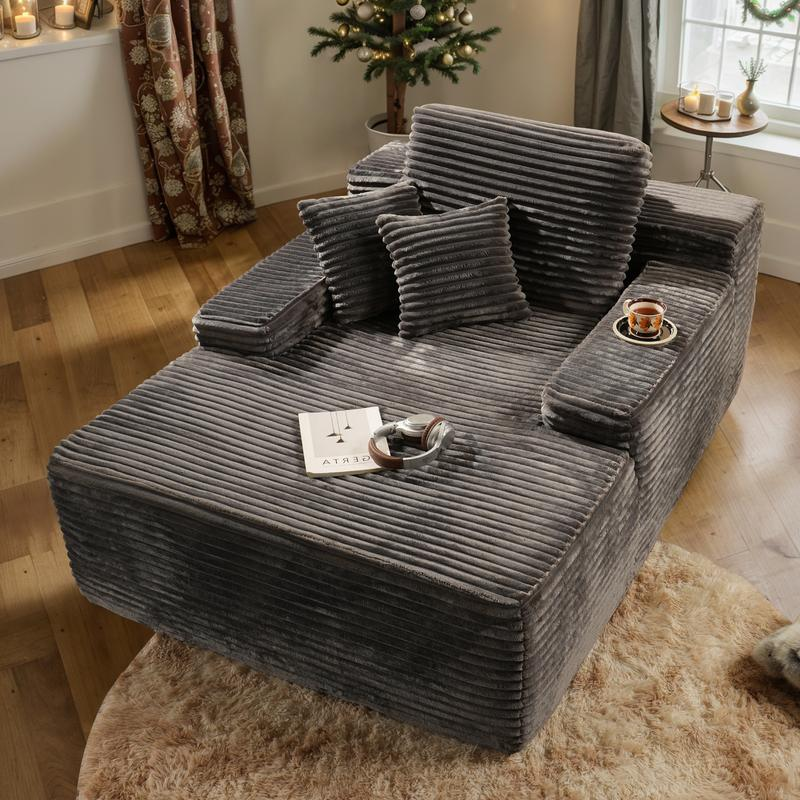 Luxury Oversized Chaise Lounge Chair