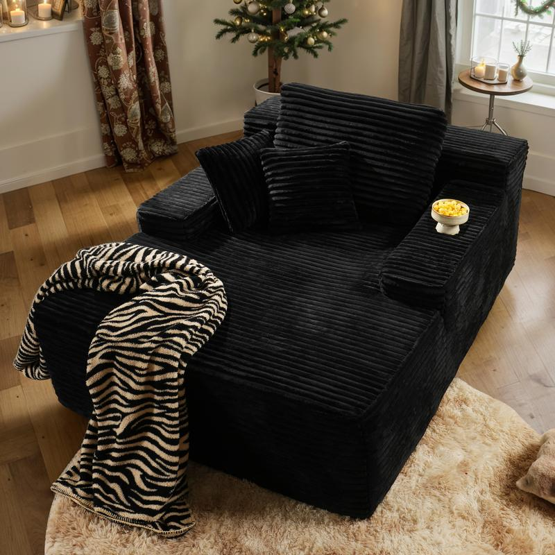Luxury Oversized Chaise Lounge Chair