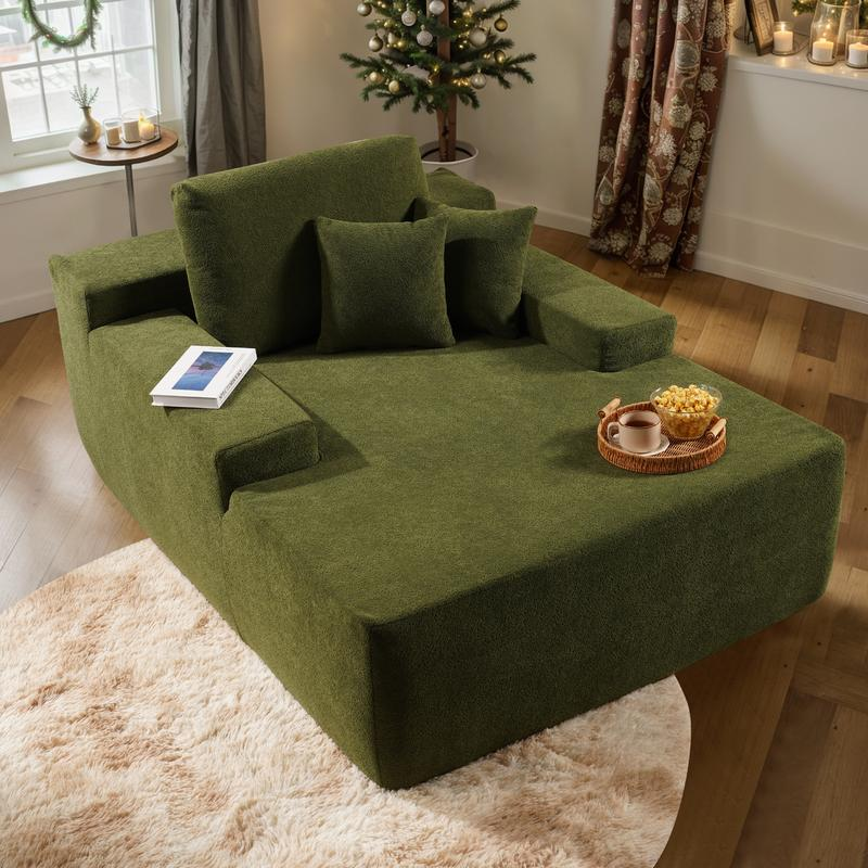 Luxury Oversized Chaise Lounge Chair