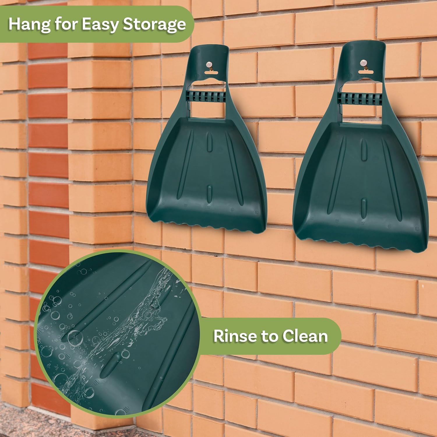 Leaf Scoops Hand Rakes - Lightweight