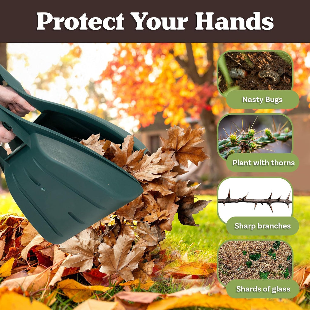 Leaf Scoops Hand Rakes - Lightweight