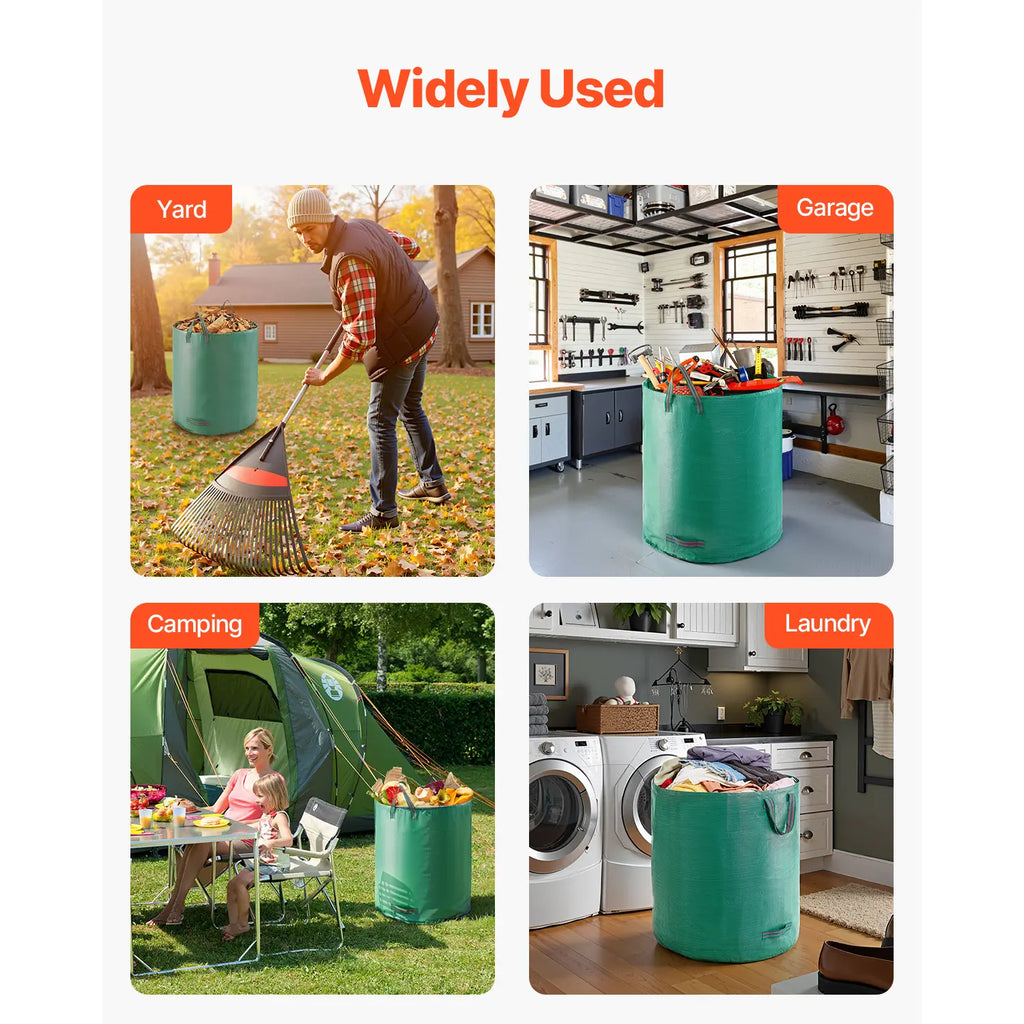 Heavy-Duty 72 Gallon Garden Waste Bags (3-Pack)