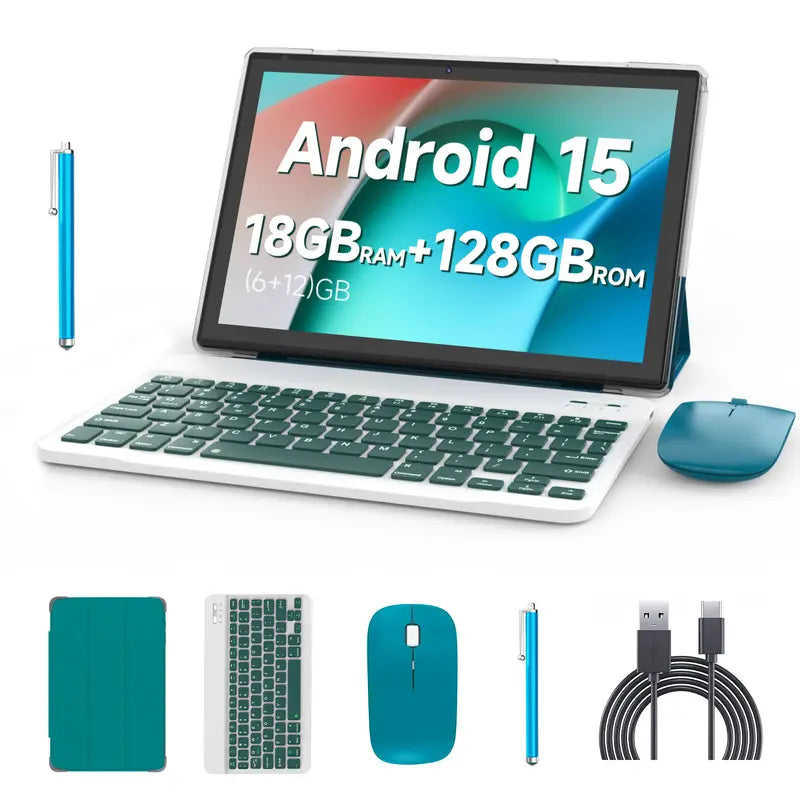 10.1" Android Tablet with Keyboard, Mouse & Stylus