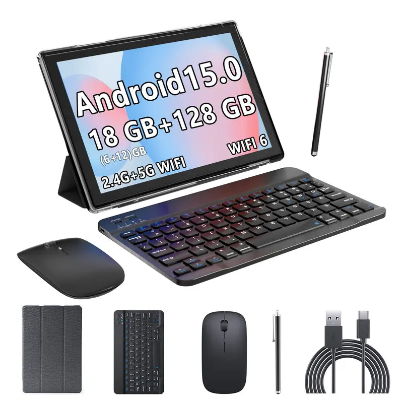 10.1" Android Tablet with Keyboard, Mouse & Stylus